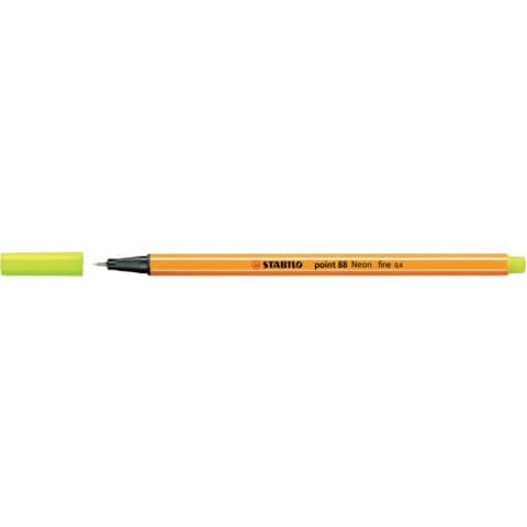 Fineliner Stabilo Point 88® 0,4 mm giallo neon 88/024